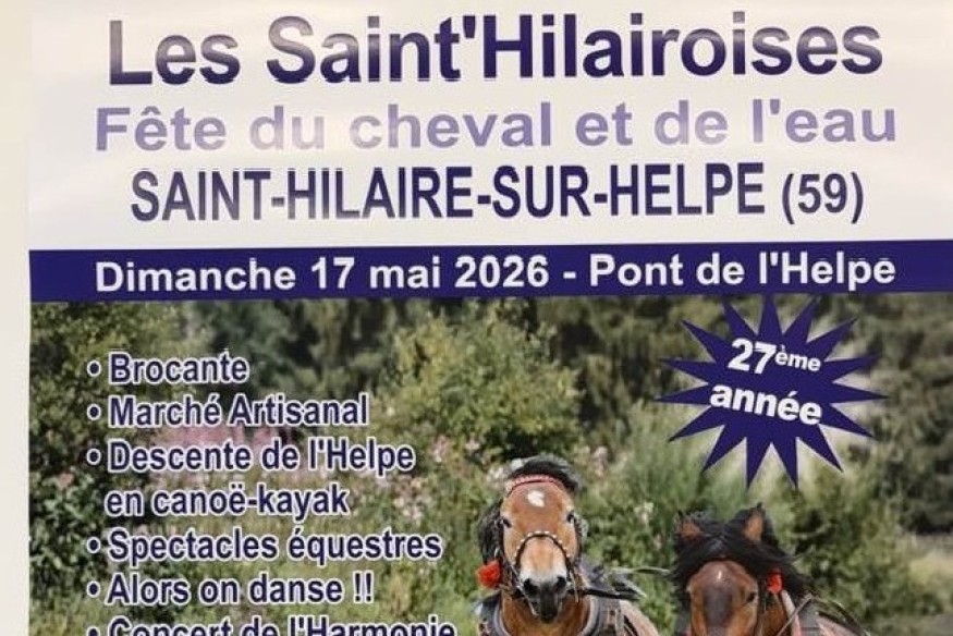 Les Saint’Hilairoises : la fête de l’eau et du cheval ce dimanche à Saint-Hilaire-sur-Helpe.